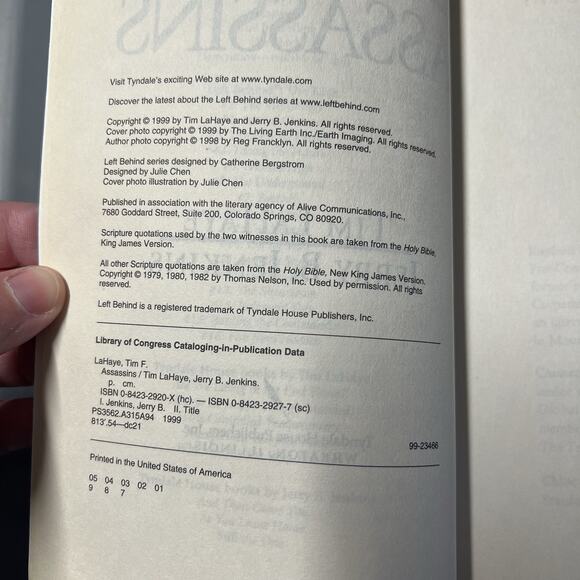 Left Behind Series Paperback Book 6 Assassins by Tim LaHaye and Jerry B Jenkins - Picture 2 of 8